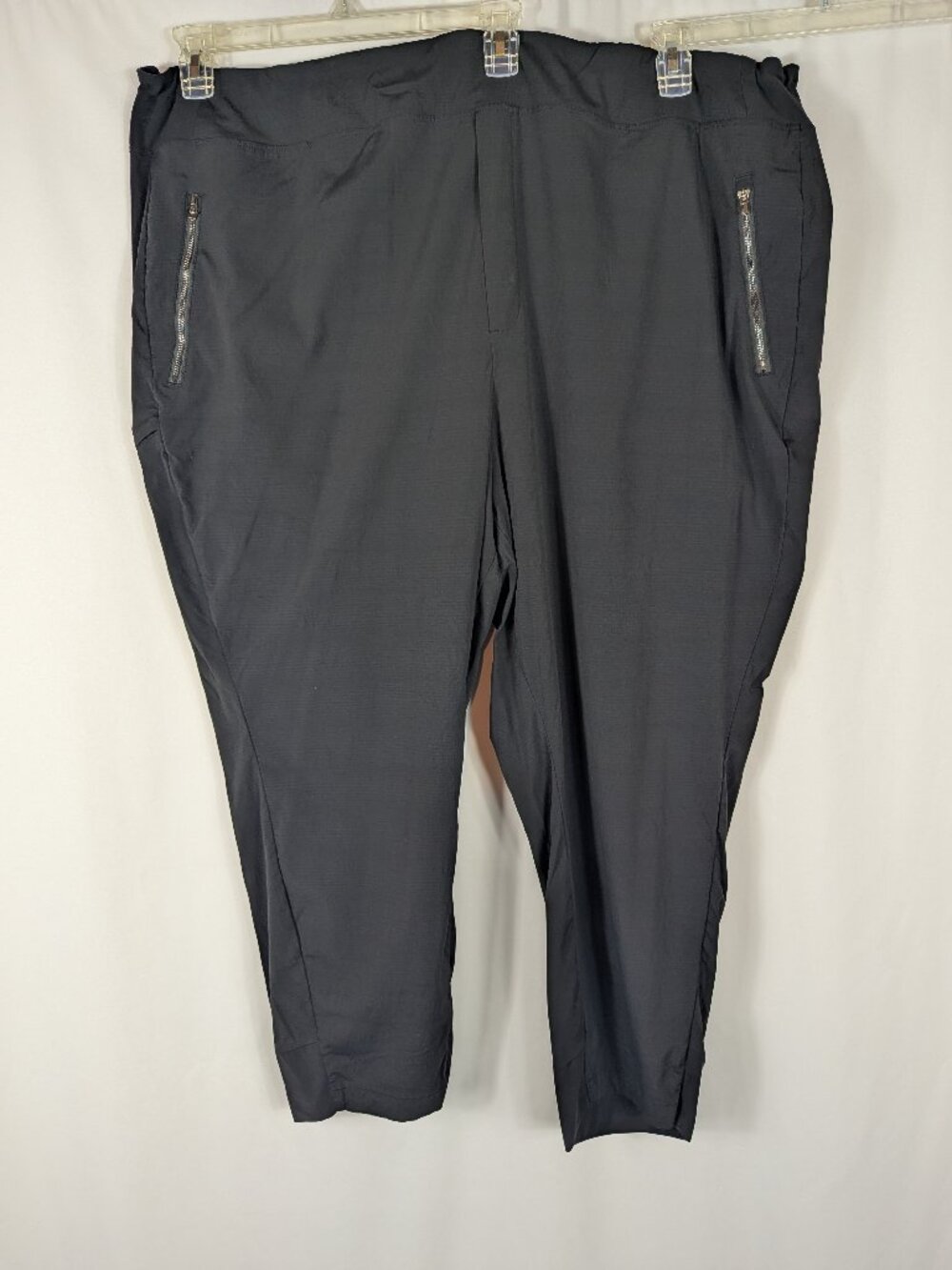 Athleta Trekkie North Jogger Pants Black Pockets Athleisure Hiking Plus Size 26